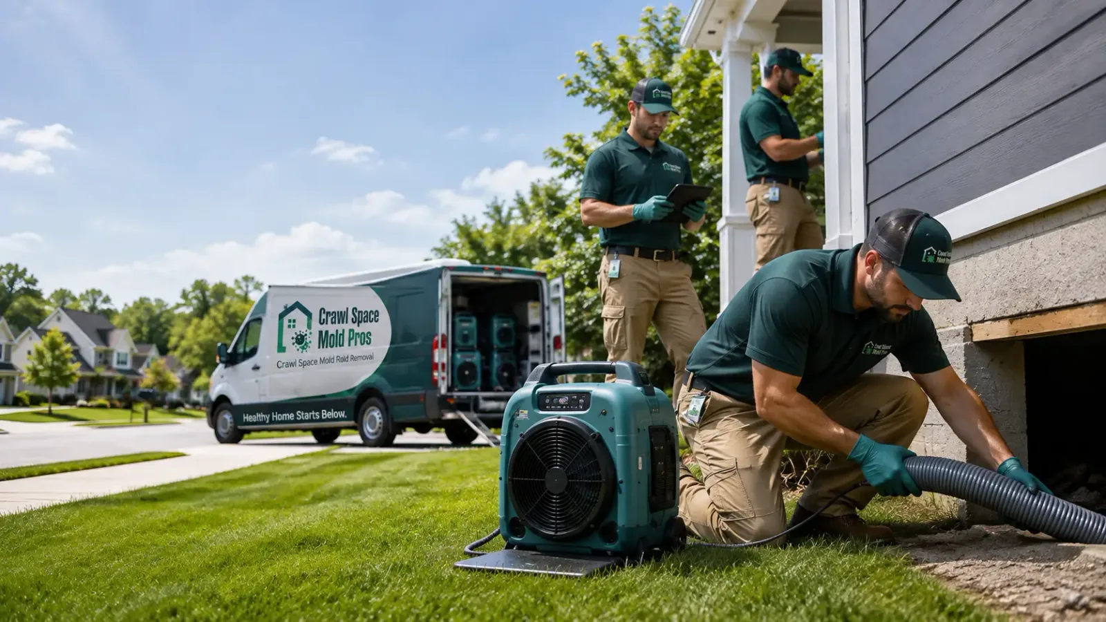 Crawl Space Mold Removal in Strawn, IL